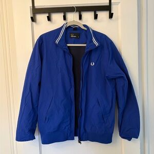 Fred Perry Men's Royal Blue Jacket